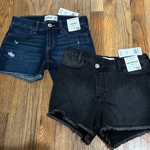 Abercrombie Kids girls size 9/10 shorts (two) new with tags